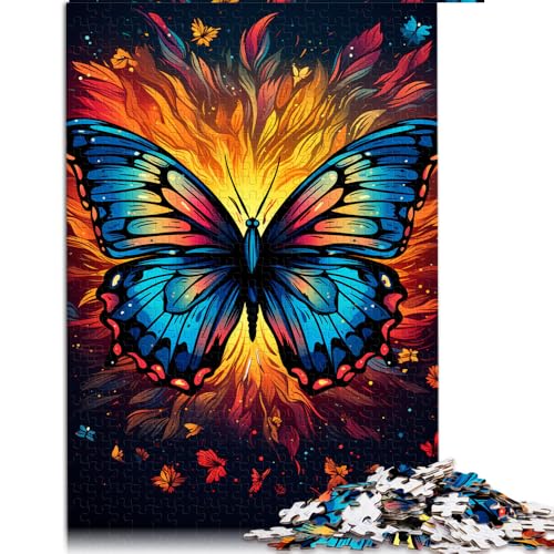 Puzzle 2000 Teile für Erwachsene, Fantasievolles Papierpuzzle mit bunten Schmetterlingen, Geeignet für Erwachsene und Kinder ab 12 Jahren, Lustige Puzzlespiele. Größe: 70 x 100 cm. von LZYANG