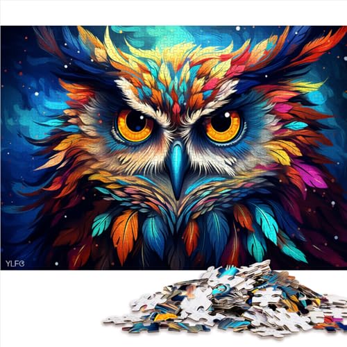 Puzzle 2000 Teile für Erwachsene, Papierpuzzle „Fantasy Planet Owl“, Geeignet für Erwachsene und Kinder ab 12 Jahren, Anspruchsvolle Puzzles für Erwachsene, Größe: 70 x 100 cm von LZYANG