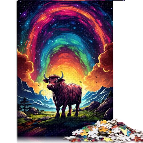 Puzzle 2000 Teile für Erwachsene, Symphony Cow-Papierpuzzle, für Erwachsene und Kinder ab 12 Jahren, Puzzle zum Stressabbau. Größe: 70 x 100 cm. von LZYANG