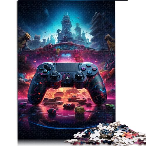 Puzzle 2000 Teile für Erwachsene, farbenfrohes Gamecontroller-Papierpuzzle, für Erwachsene, Familien oder Kinder, Geschenkspielzeug. Größe: 70 x 100 cm. von LZYANG