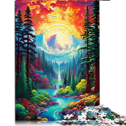 Puzzle 2000 Teile für Erwachsene, voller Yosemite-Nationalpark, Papierpuzzle, für Erwachsene und Kinder, Spielzeug, Denkspiel. Größe: 70 x 100 cm. von LZYANG