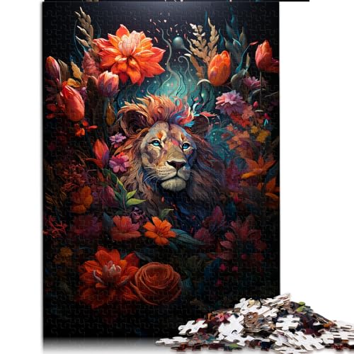 Puzzle 2000 für Erwachsene, buntes Löwen-Papierpuzzle, für Erwachsene und Kinder ab 12 Jahren, Denksport-Puzzle, Größe: 70 x 100 cm von LZYANG