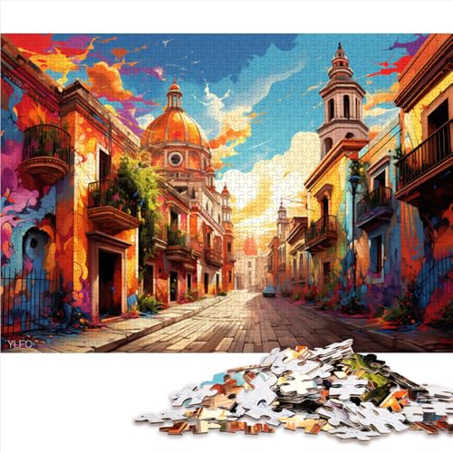 Puzzle für Erwachsene, 1000 Teile, Farbabbildung des Papierpuzzles „Sevilla“, für Erwachsene und Familien, tolles Geschenk für die ganze Familie. Größe: 50 x 75 cm. von LZYANG