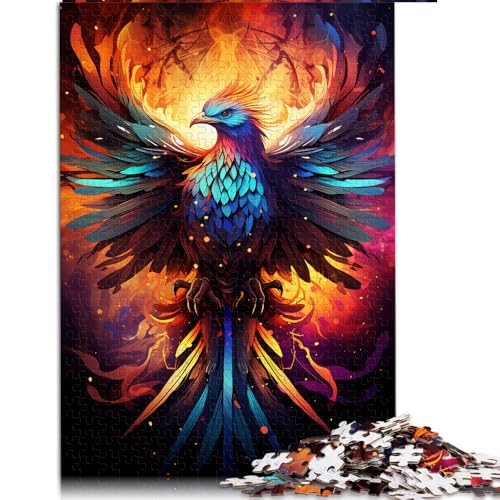 Puzzle für Erwachsene, 1000 Teile, Farbiges Fantasy-Phönix-Papierpuzzle, für Erwachsene und Kinder, anspruchsvolle Puzzles für Erwachsene. Größe: 26 x 38 cm von LZYANG