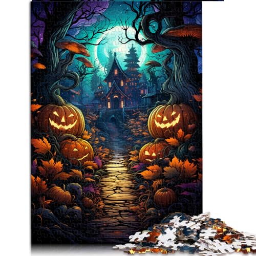 Puzzle für Erwachsene, 1000 Teile, Gemälde eines Kürbishauses, Papierpuzzle, für Erwachsene und Kinder, Denkspiel, Größe: 50 x 75 cm von LZYANG