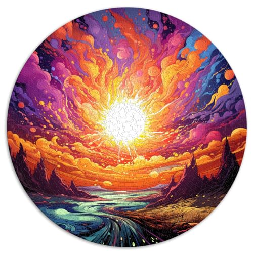 Puzzle für Erwachsene, 1000 Teile, Lavendel, bunt, rundes Puzzle, für Erwachsene und Kinder, Kartonpuzzle, Lernspiele für Erwachsene und Kinder, Größe 67,5 x 67,5 Puzzle für Erwachsene, 1000 Teile, Lavendel, bunt, rundes Puzzle, für Erwachsene und Kinder, Kartonpuzzle, Lernspiele für Erwachsene und Kinder, Größe 67,5 x 67,5 von LZYANG