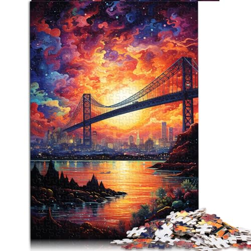 Puzzle für Erwachsene, 1000 Teile, Papierpuzzle „Sydney Harbour Bridge“, für Erwachsene und Kinder ab 12 Jahren, Lernspiele für zu Hause, DIY-Spielzeug, Größe: 50 x 75 cm von LZYANG