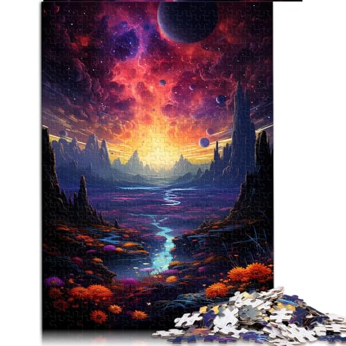 Puzzle für Erwachsene, 1000 Teile, fantastisches Landschafts-Papierpuzzle, für Erwachsene und Jugendliche ab 12 Jahren, ideal. Größe: 50 x 75 cm von LZYANG