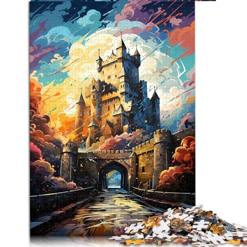 Puzzle für Erwachsene, 2000 Teile, „Die volle Psychedelia von Bunratty Castle“, Papierpuzzle, Geeignet für Erwachsene und Kinder ab 12 Jahren, Tolles Geschenk für Erwachsene. Größe: 70 x 100 cm. von LZYANG