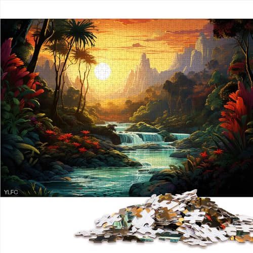 Puzzle für Erwachsene, 2000 Teile, Abbildung des Amazonas-Regenwalds, Papierpuzzle, Geeignet für Erwachsene und Kinder ab 12 Jahren, Tolle Geschenke und Spielzeuge. Größe: 70 x 100 cm. von LZYANG