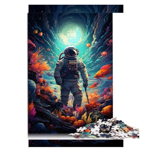 Puzzle für Erwachsene, 2000 Teile, Astronaut Reist ins All, Papierpuzzle, für Kinder ab 12 Jahren, Lernspiel für Erwachsene. Größe: 70 x 100 cm von LZYANG