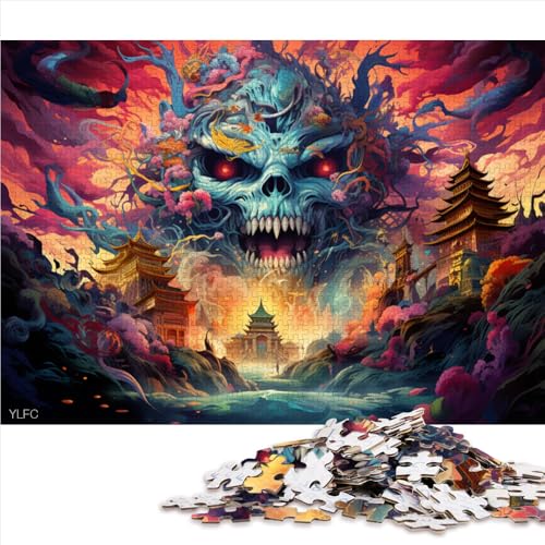 Puzzle für Erwachsene, 2000 Teile, Fantasievolles, farbenfrohes Japanisches Monster-Papierpuzzle, für Erwachsene und Kinder ab 12 Jahren, pädagogisches Puzzle, Familienspiel, Größe: 70 x 100 cm von LZYANG