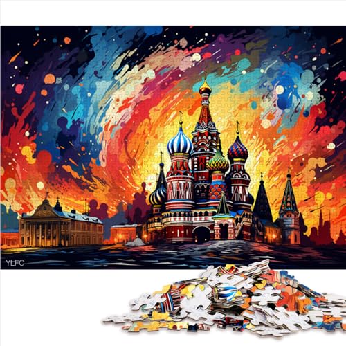 Puzzle für Erwachsene, 2000 Teile, Farbe Russland. Papierpuzzle St. Petersburg, für Erwachsene und die Familie, Denksport-Puzzle, Größe: 70 x 100 cm von LZYANG