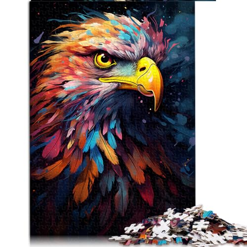 Puzzle für Erwachsene, 2000 Teile, Papierpuzzle „Adler in Farbe malen“, für Erwachsene und Kinder, Heimdekorationspuzzle, Größe: 70 x 100 cm von LZYANG