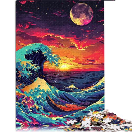 Puzzle für Erwachsene, 2000 Teile, Papierpuzzle „Seltsame Bunte Wellen“, für Erwachsene, Familien oder Kinder, Stressabbau, Größe: 70 x 100 cm von LZYANG