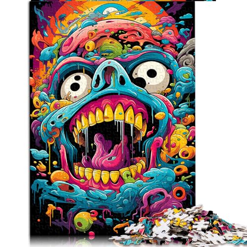 Puzzle für Erwachsene, 2000 Teile, farbenfrohes Kunstmonster-Papierpuzzle, für Erwachsene und Kinder ab 12 Jahren, Denksportspiel. Größe: 70 x 100 cm. von LZYANG