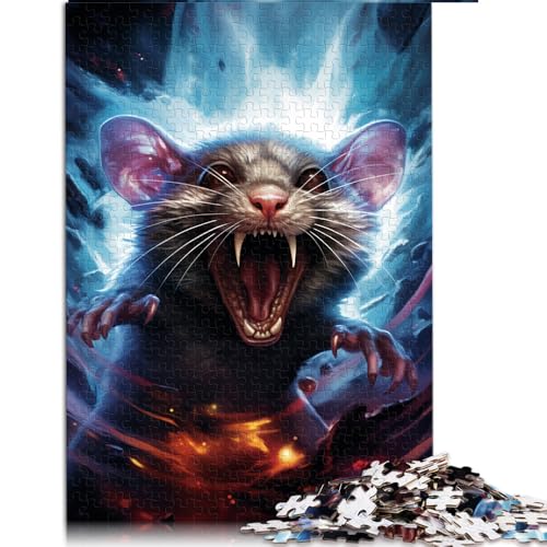 Puzzle für Erwachsene, 2000 Teile, farbenfrohes psychedelisches Maus-Papierpuzzle, für Erwachsene und Kinder ab 12 Jahren, tolles Geschenk für Erwachsene. Größe: 70 x 100 cm von LZYANG