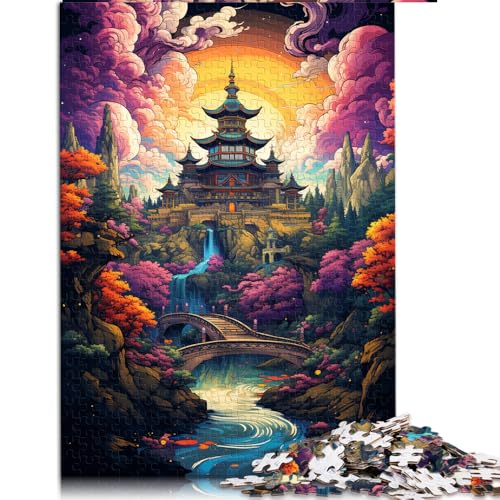 Puzzle für Erwachsene 1000, voll beim Kloster Tschenstochau, Papierpuzzle, für Erwachsene und Kinder, Puzzle-Praxisspiel. Größe: 26 x 38 cm. von LZYANG