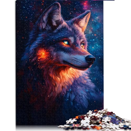 Puzzle für Erwachsene 2000, Nebula Wolf-Papierpuzzle, für Erwachsene und Kinder ab 12 Jahren, Denkspiel, Spielzeug. Größe: 70 x 100 cm. von LZYANG