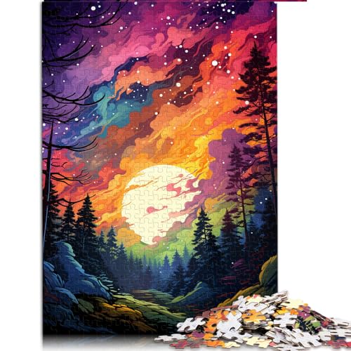 Puzzle für Erwachsene mit 1000 Teilen, Papierpuzzle „Fantasy-Sonnenuntergangslandschaft“, für Erwachsene und Kinder ab 12 Jahren, Lernspielzeug, Familienspiele. Größe: 26 x 38 cm von LZYANG