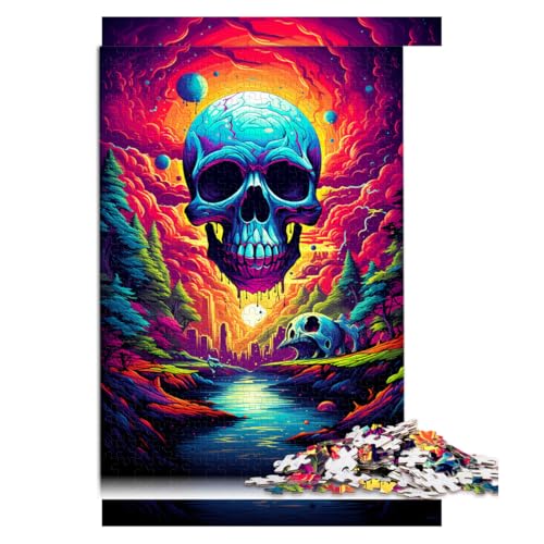 Puzzle für Erwachsene mit 1000 Teilen, bizarres, farbenfrohes Monster-Papierpuzzle, für Erwachsene und Kinder, Lernspielzeug, Größe: 26 x 38 cm von LZYANG