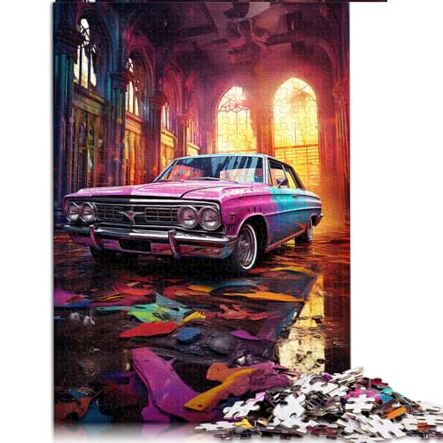 Puzzle für Erwachsene mit 2000 Teilen, voller verlassener Oldtimer, Papierpuzzle, für Erwachsene und Kinder ab 12 Jahren, tolles Geschenk für Erwachsene. Größe: 70 x 100 cm von LZYANG