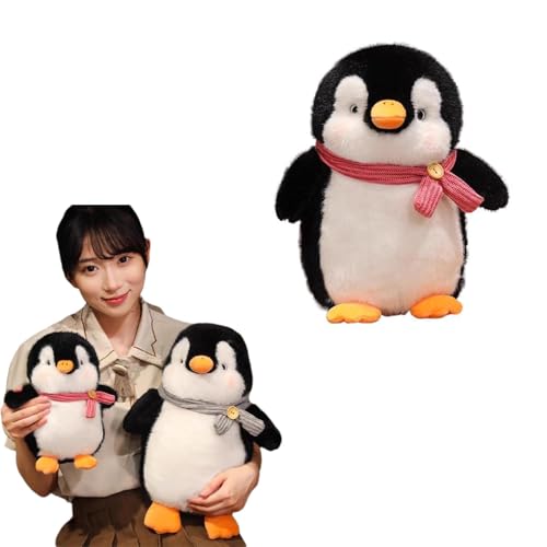 LZYWOD 1pc 25/35/45cm Cute Scarf Penguin Plush Toy Children's Bed Sleeping Companion Toys Animal Doll Cartoon For Children Pillow Gift von LZYWOD