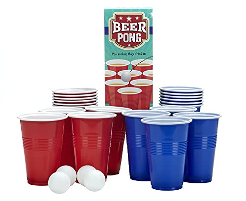 Whitehouse Bierpong-Set für Erwachsene, 24-teilig von Whitehouse