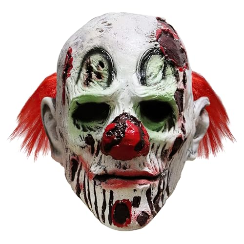 La Llareta Horror Clown Maske - Gruselige Latexmaske für Halloween, Grusel Kostüm Vollmaske für Erwachsene und Jugendliche von La Llareta