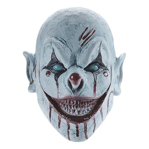 La Llareta Horror Clown Maske - Gruselige Latexmaske für Halloween, Grusel Kostüm Vollmaske für Erwachsene und Jugendliche von La Llareta