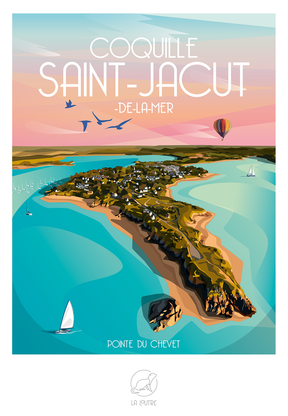 La Loutre Coquille SAINT-JACUT-DE-LA-MER - Pointe du Chevet 1000 Teile Puzzle Puzzle-La-Loutre-8093 von La Loutre