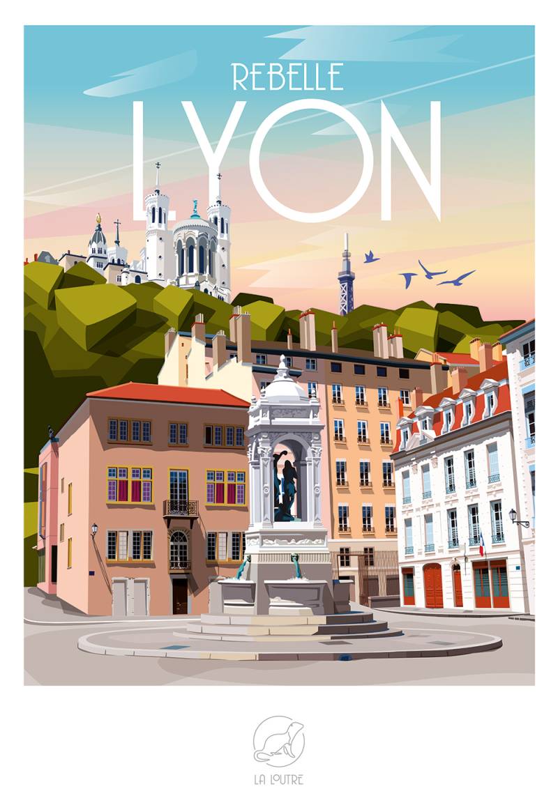 La Loutre Rebelle LYON 1000 Teile Puzzle Puzzle-La-Loutre-8116 von La Loutre