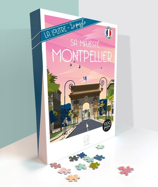 La Loutre Sa Majesté MONTPELLIER 1000 Teile Puzzle Puzzle-La-Loutre-0827 von La Loutre