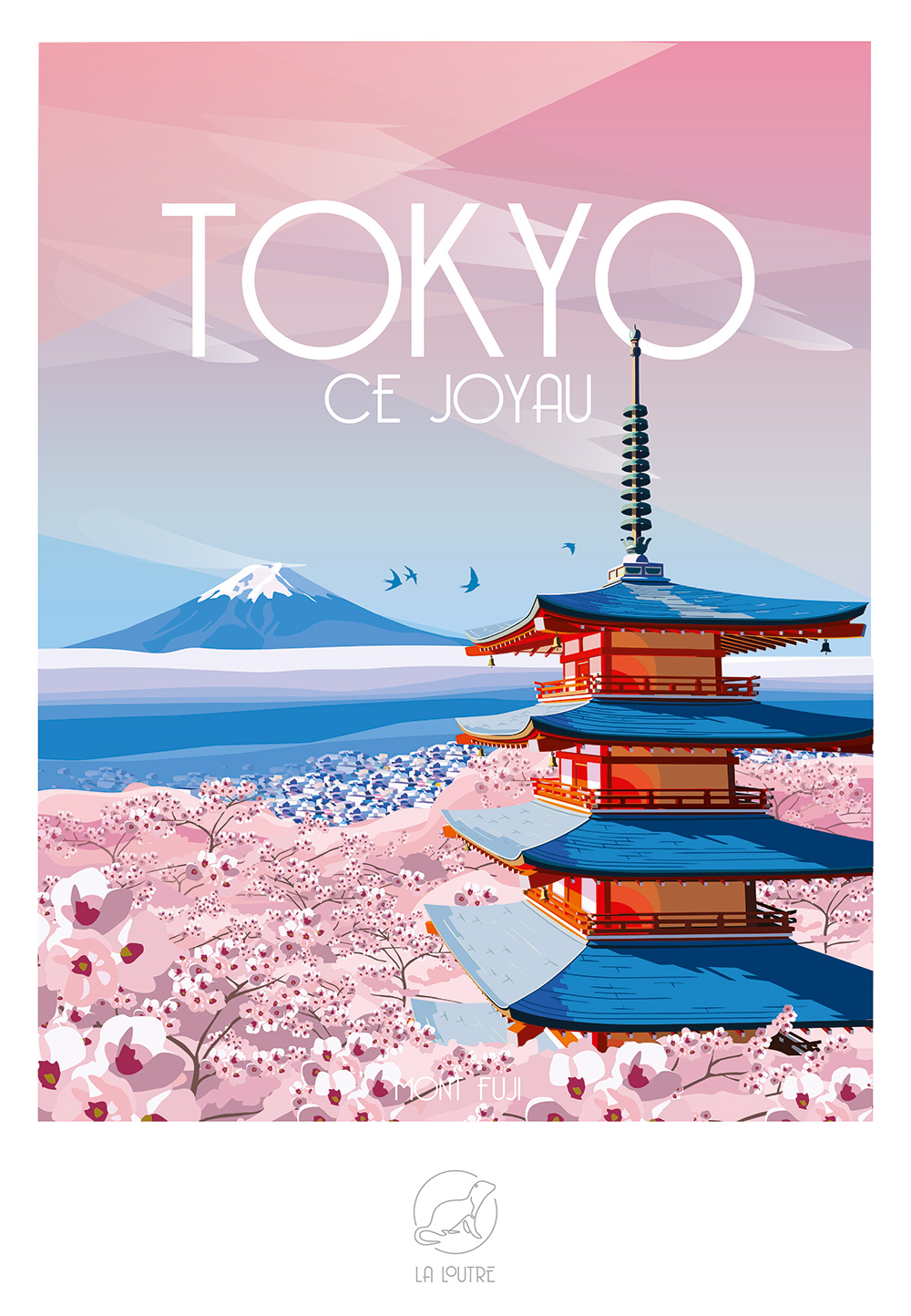 La Loutre TOKYO ce Joyau - Mont Fuji 1000 Teile Puzzle Puzzle-La-Loutre-8024 von La Loutre