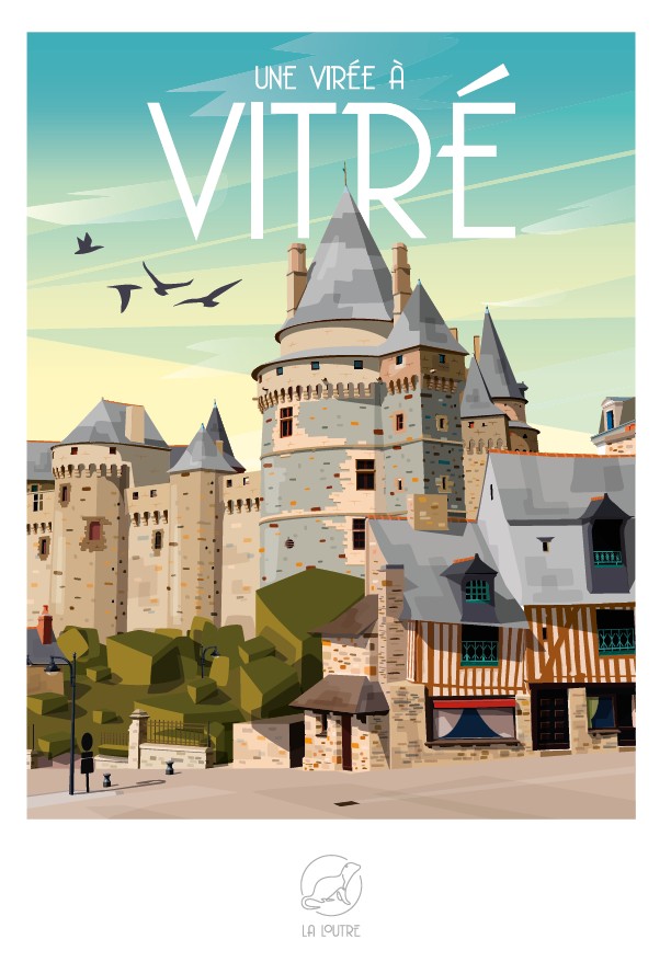 La Loutre Une virée à Vitré 1000 Teile Puzzle Puzzle-La-Loutre-8086 von La Loutre