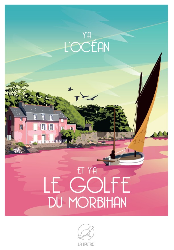 La Loutre Y'a l'Océan et Y'a le GOLFE DU MORBIHAN 1000 Teile Puzzle Puzzle-La-Loutre-5504 von La Loutre