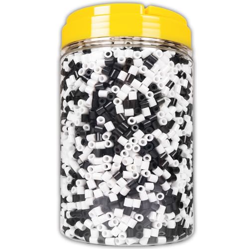 La Manuli Bügelperlen - 5000 Stück im Dose, Midi Größe 5mm, inklusive 2 Pinzetten, Steckperlen, Nachfüllset Bastelperlen Mit jeder Marke Beads kompatibel La Manuli Bügelperlen - 5000 Stück im Dose, Midi Größe 5mm, inklusive 2 Pinzetten, Steckperlen, Nachfüllset Bastelperlen Mit jeder Marke Beads kompatibel von La Manuli