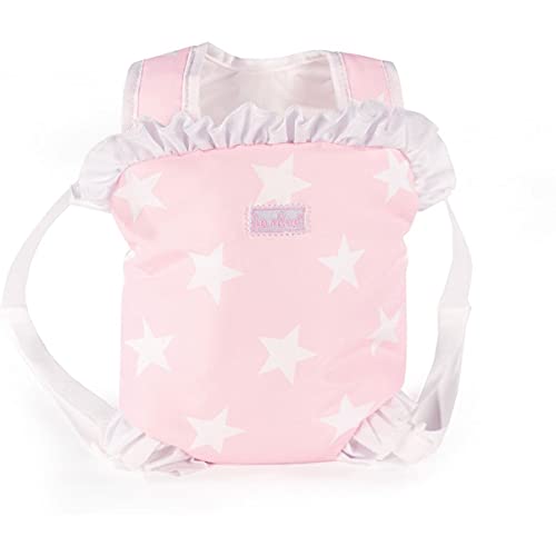 La Nina 60407 Babytrage für Carlotta-Puppen, Rosa, 24 x 31 x 2 cm von La Nina