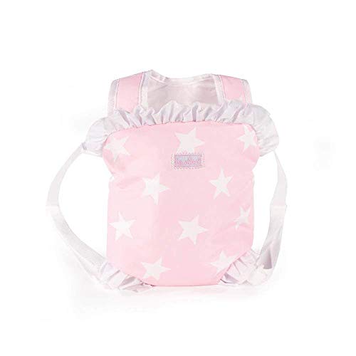 La Nina 60407 Babytrage für Carlotta-Puppen, Rosa, 24 x 31 x 2 cm von La Nina