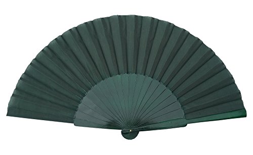 La Senorita Flamenco Fächer, Handfächer, Tanzfächer - Stoff und Holz XL dunkel grün La Senorita Flamenco Fächer, Handfächer, Tanzfächer - Stoff und Holz XL dunkel grün von La Senorita