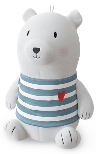 La Vida kleine Lieblinge Kuscheltier Bär für Kinder aus Polyester in der Größe 22x14x13,5 cm, 3843321 von La Vida