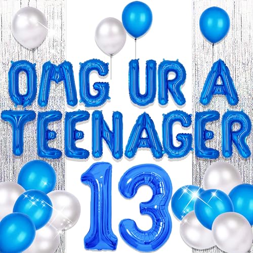 LaVenty Blau 13 Jahre alt Mädchen Geburtstag Dekorationen Teenager Geburtstag Dekorationen Omg Your A Teenager Dekorationen Happy 13th Birthday Dekorationen Mädchen Teen Geburtstag Dekorationen von LaVenty