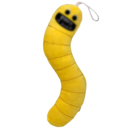 LabDip 25cm Joyvile Yellow Caterpillar Doll Educational Game Character Caterpillar Plush Doll Joyvile Stuffed Animal Toy Doll Gift for Boys and Girls Aged 7-14 von LabDip