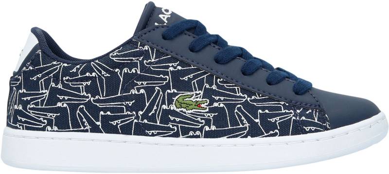 Lacoste Carnaby Evo 318 Kinder Sneaker, Navy/White 37, Kinderschuhe von Lacoste