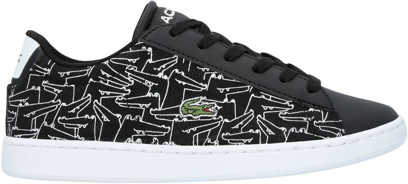 Lacoste Carnaby Evo 318 Kinder Sneaker, Black/White 29, Kinderschuhe von Lacoste