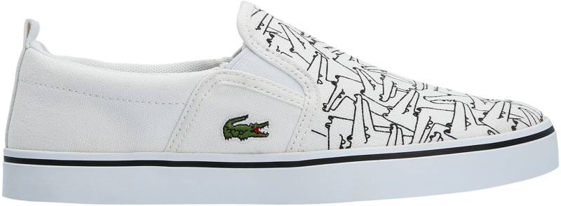 Lacoste Gazon 318 Kinder Sneaker, White/Black 28, Kinderschuhe von Lacoste