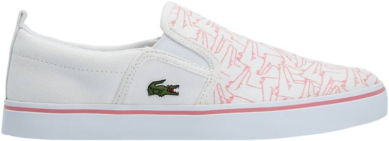 Lacoste Gazon 318 Kinder Sneaker, White/Pink 32, Kinderschuhe von Lacoste