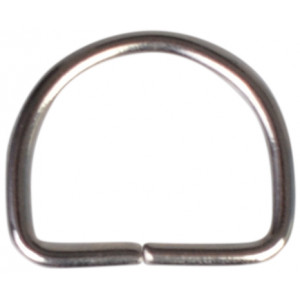 D-Ring Nickel 20mm - 1 Stk von Læderiet