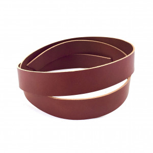 Lederband Cognac 120cm 15mm von Læderiet