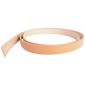 Lederband Natur 120cm 20mm von Læderiet